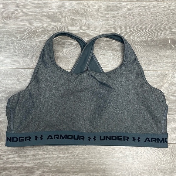 Under Armour Gray Crossback Sports Bra 3X - Picture 1 of 11
